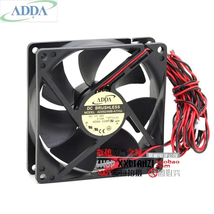 Инверторный Вентилятор охлаждения 9 см для ADDA AD0924MB-A70GL 9025 24V 0.12A