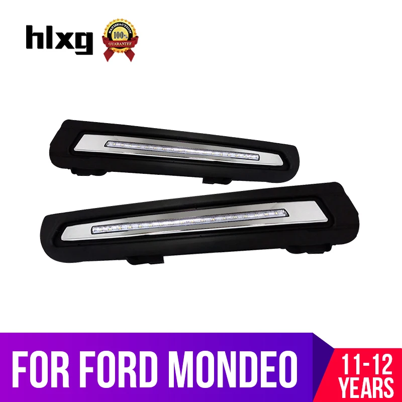 Hlxg 2 шт светодиодный DRL дневного света для Ford Mondeo 2011 2012 Белый левой и правой