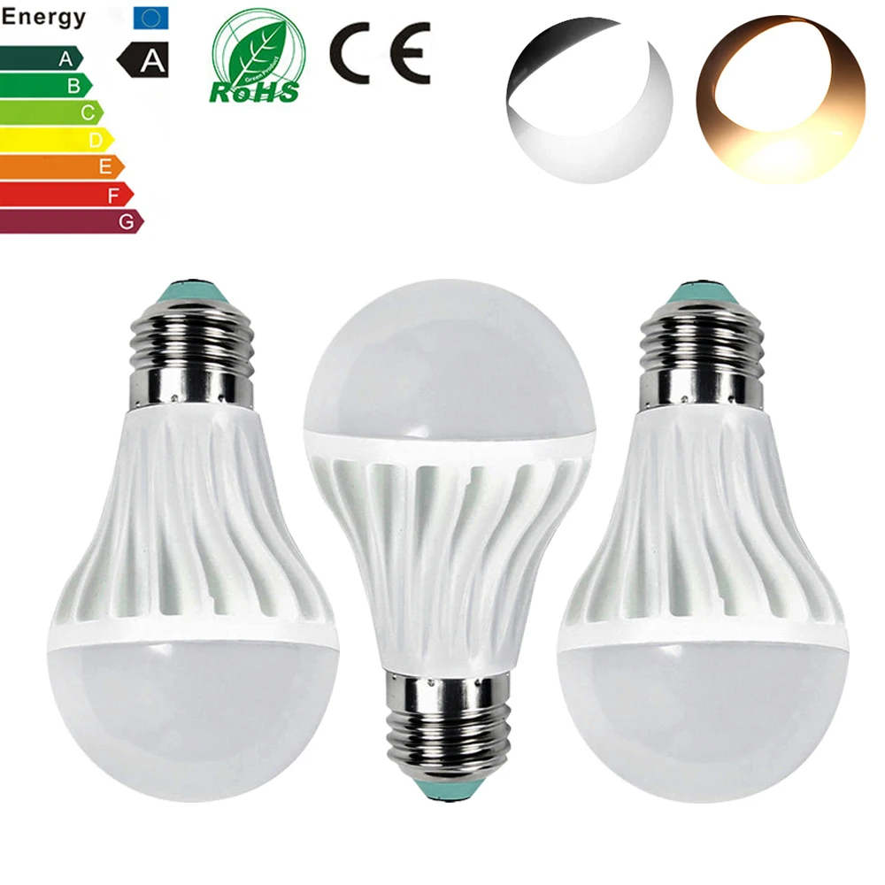 3 шт. Светодиодные лампы E27 5 Вт 10 светодиодные 110 В 220 свет SMD5730 лампада LED огни