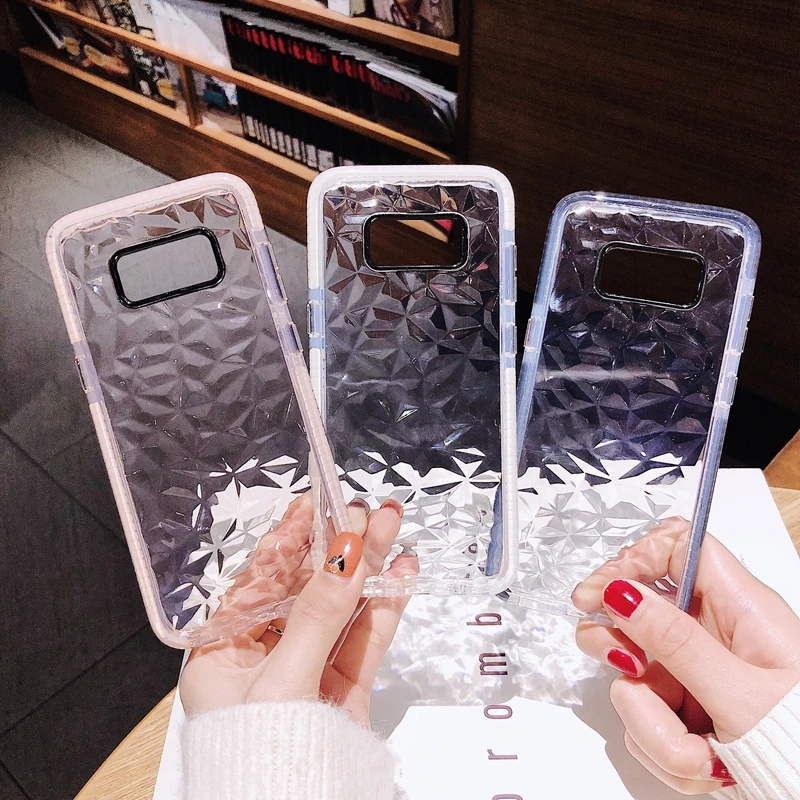 Кристально чистый ТПУ чехол для телефона Galaxy S7 Edge S8 S9 Plus Air противоударный Samsung S10E