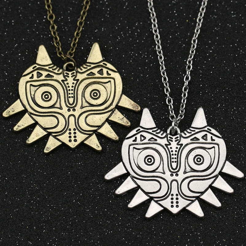 Легенда о Зельде ожерелье маска майора дикой совы кулон в стиле стимпанк панк