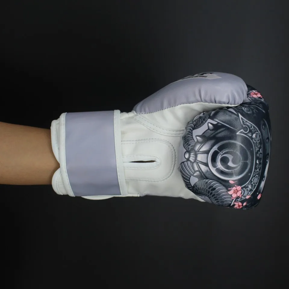 Кожаные Боксерские Перчатки SUOTF Dragon Warrior MMA боксерские перчатки для кикбоксинга