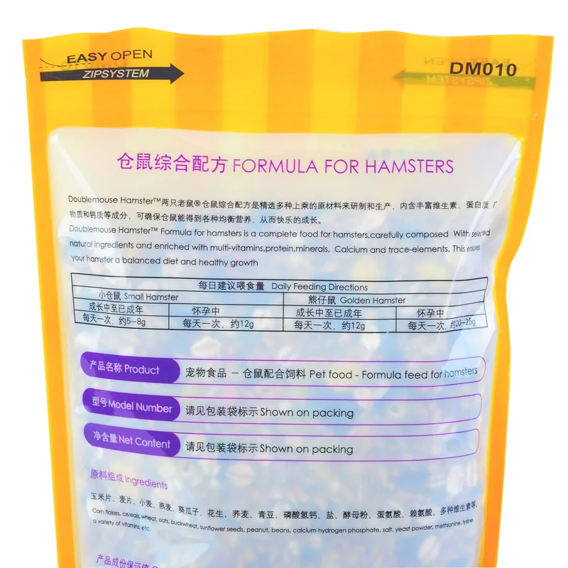 Бесплатная доставка DM зерновых пэт мало хомячка основной фуражного зерна