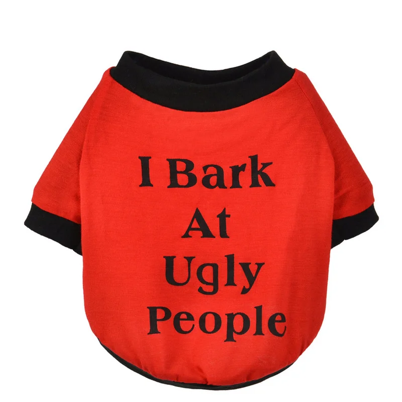 Quality Color Letter Pet Cat Dog Clothes Shirt Small Puppy Coat Teddy Chihuahua Costume Kitty Vest | Дом и сад