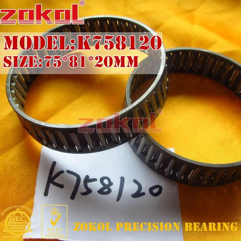 ZOKOL K657020 K657030 K707820 K707830 K758120 игольчатый роликовый подшипник компоненты корпуса