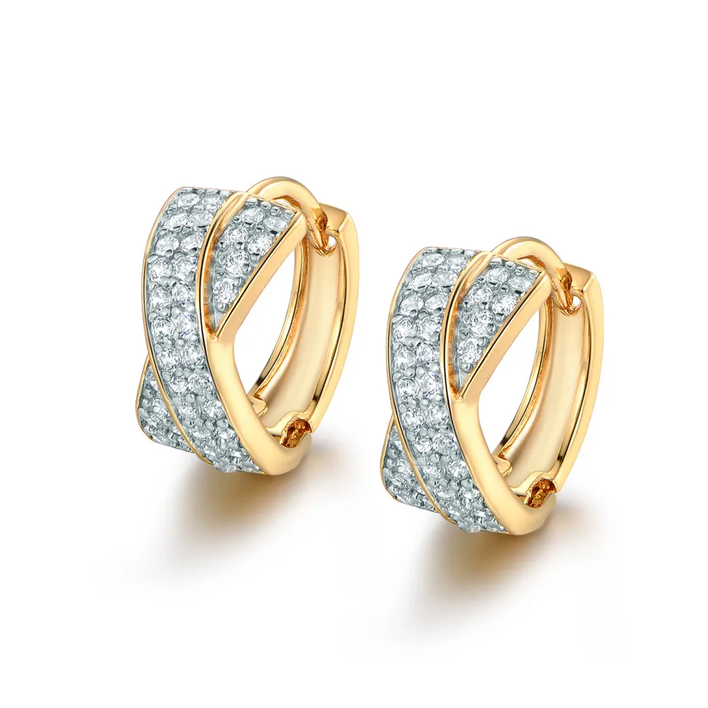 MOLIAM Роскошные витые маленькие серьги-кольца для женщин 2016 ювелирные изделия из