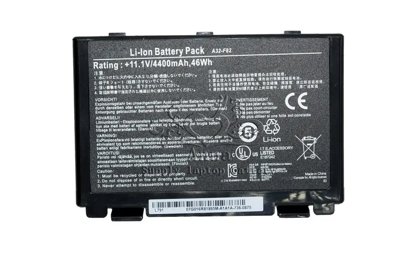 Оригинальный аккумулятор JIGU для ноутбука Asus Аккумулятор A32 F82 F52 K50ij K50 K51 K50ab K40in K40