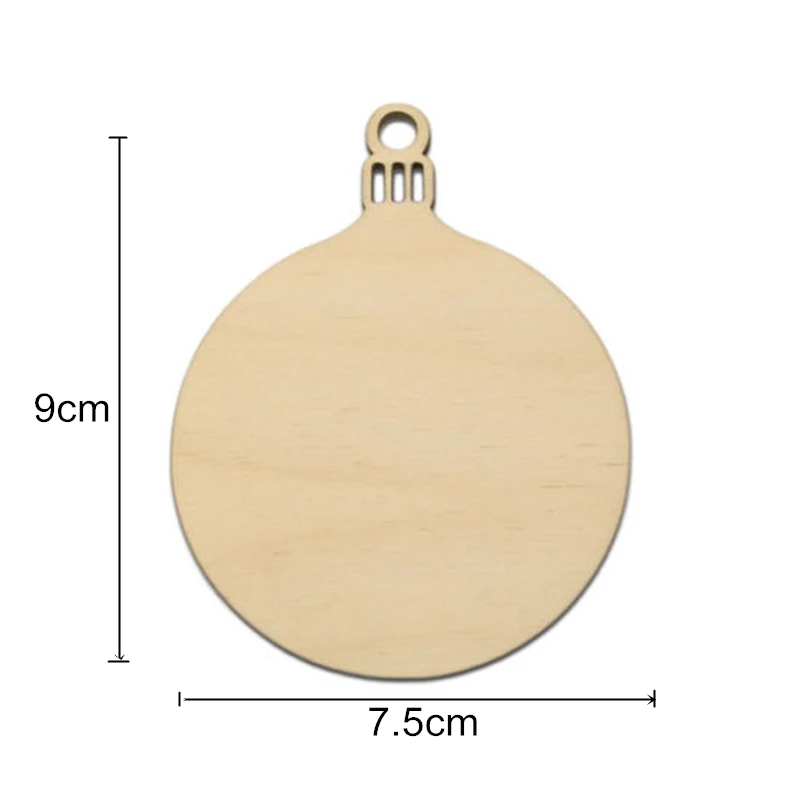 Рождественские украшения 5 шт. Деревянные Подвески для рождественской вечеринки