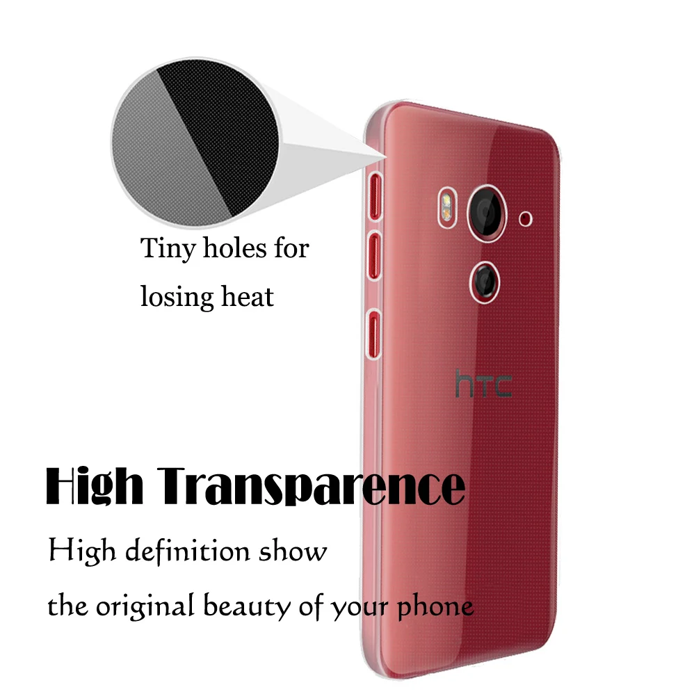 Ультратонкий Мягкий силиконовый защитный чехол для HTC Butterfly 3 из ТПУ и резины