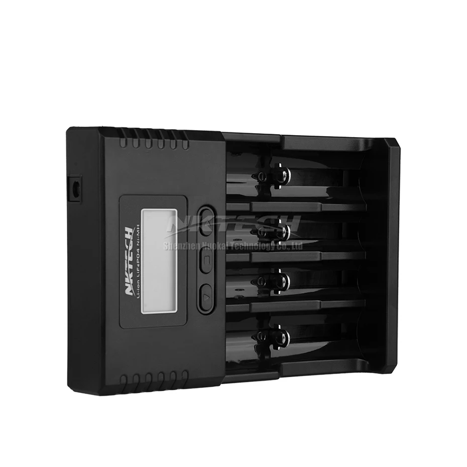 NKTECH H4 Смарт Батарея быстрое зарядное устройство 4CH Зарядные устройства для автомобиля для TrustFire 26650 18650 18500 18350 14500 10440 AAA обнаружение полярности