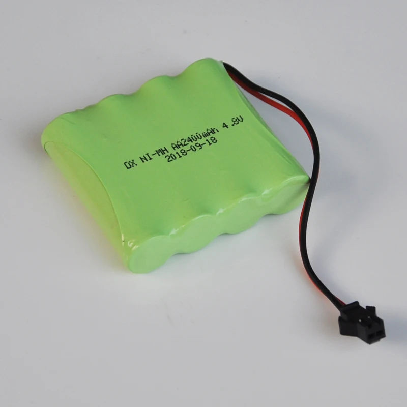 1-2 шт 2400mah Ni-MH 4,8 V AA Аккумуляторная батарея для радиоуправляемых автомобилей, вертолетов, игрушек, светодиодный светильник, беспроводной телефон SM plug