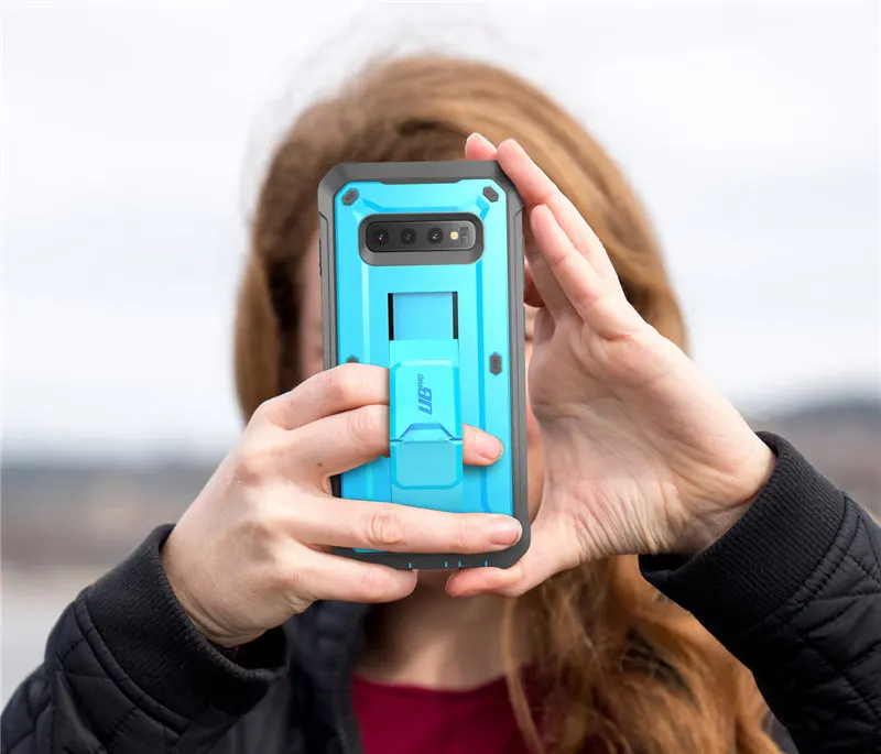 SUP чехол UB Pro для samsung Galaxy S10 чехол 6,1 дюймов полный корпус прочная подставка чехол Чехол без встроенной защиты экрана