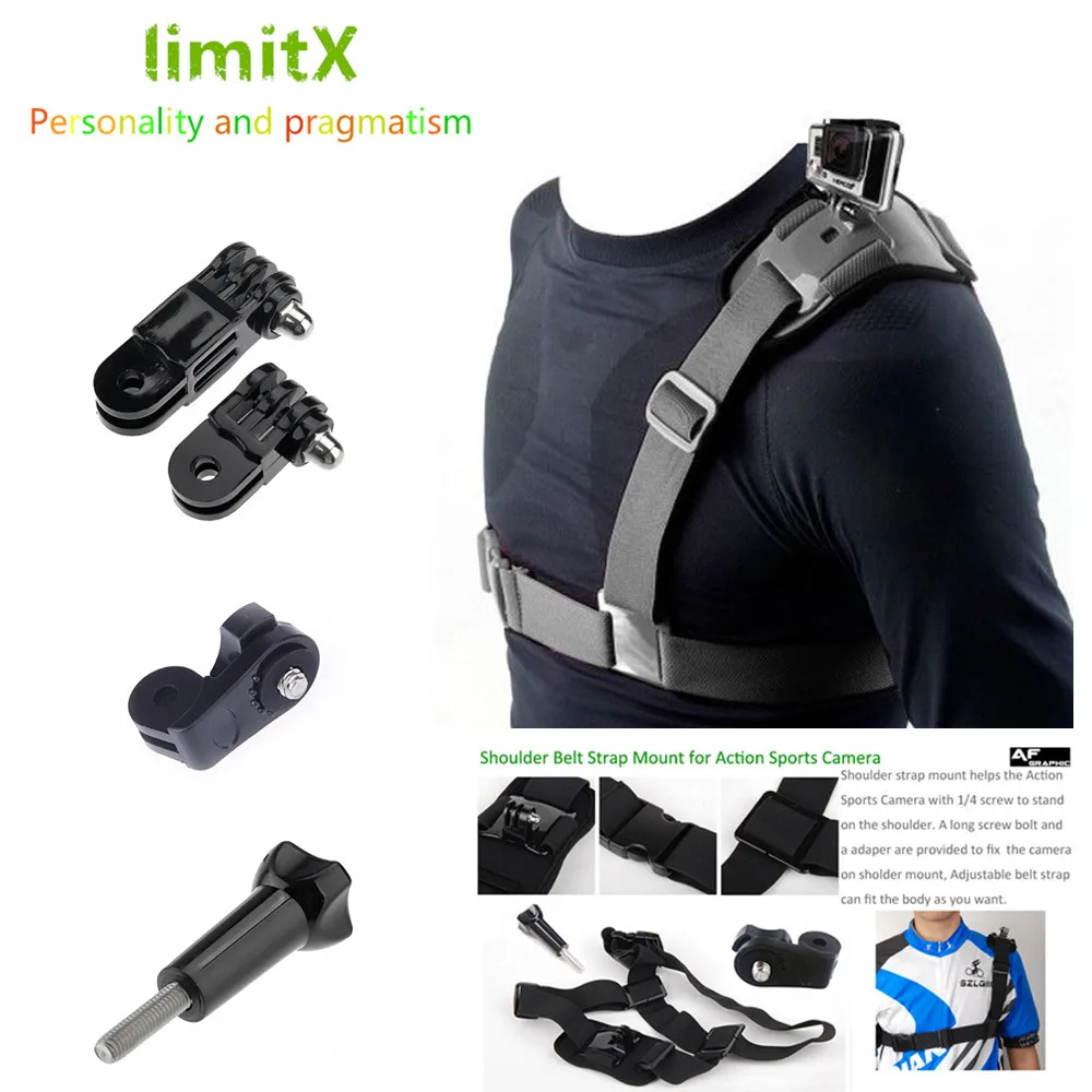 LimitX нагрудный плечевой ремень для Garmin Virb 360 Ultra 30 Kodak PIXPRO 4KVR360 SP360 4K SPZ1 SP1 WP1 Olympus