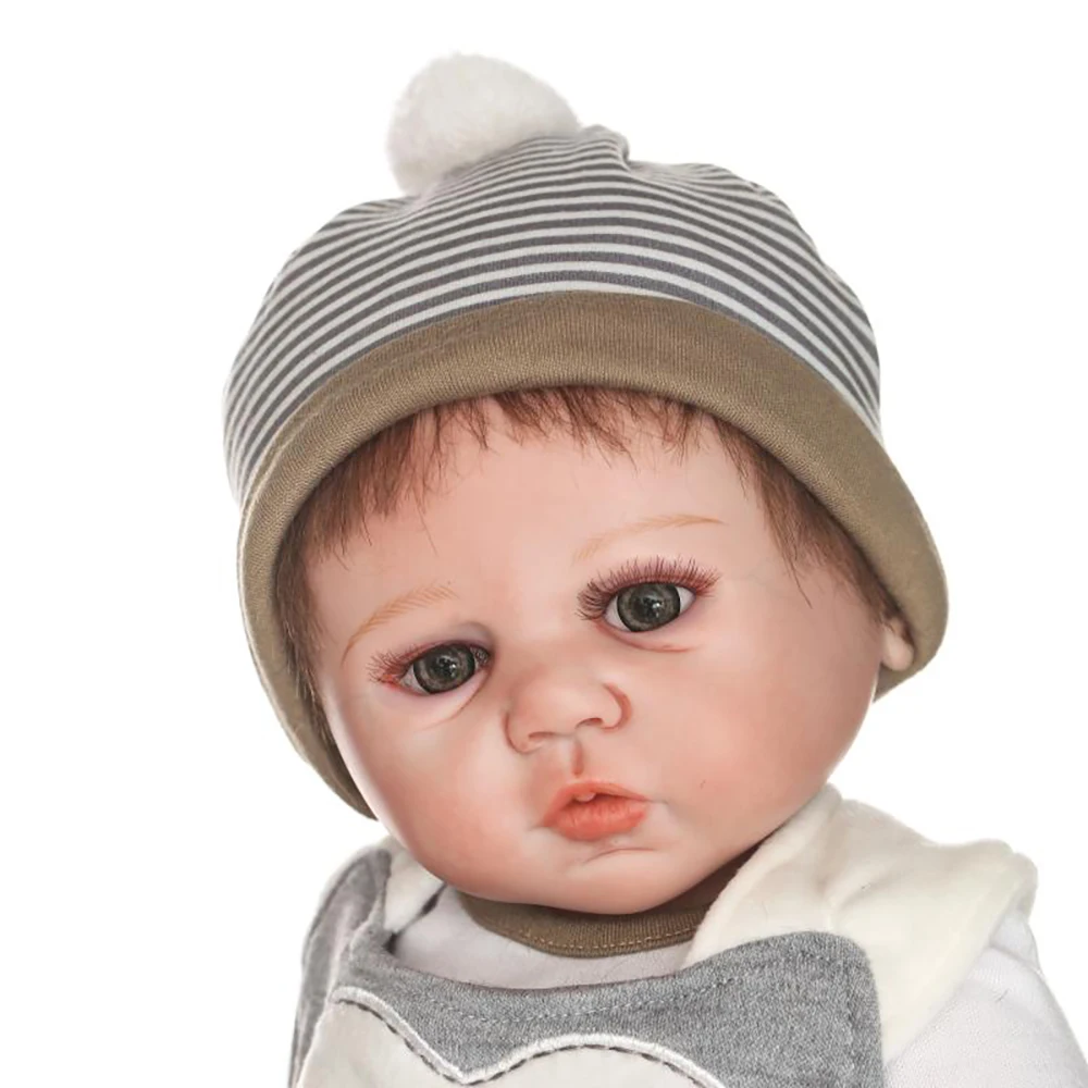 Новый продукт Силиконовые игрушки Reborn Baby Doll моделирование новорожденных мальчик