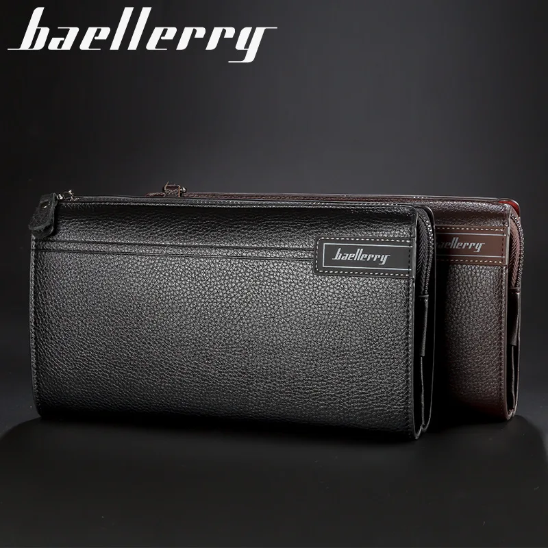 

Men wallets with coin pocket long zipper coin purse for men clutch business Male Wallet zipper Vintage Large Wallet Purse