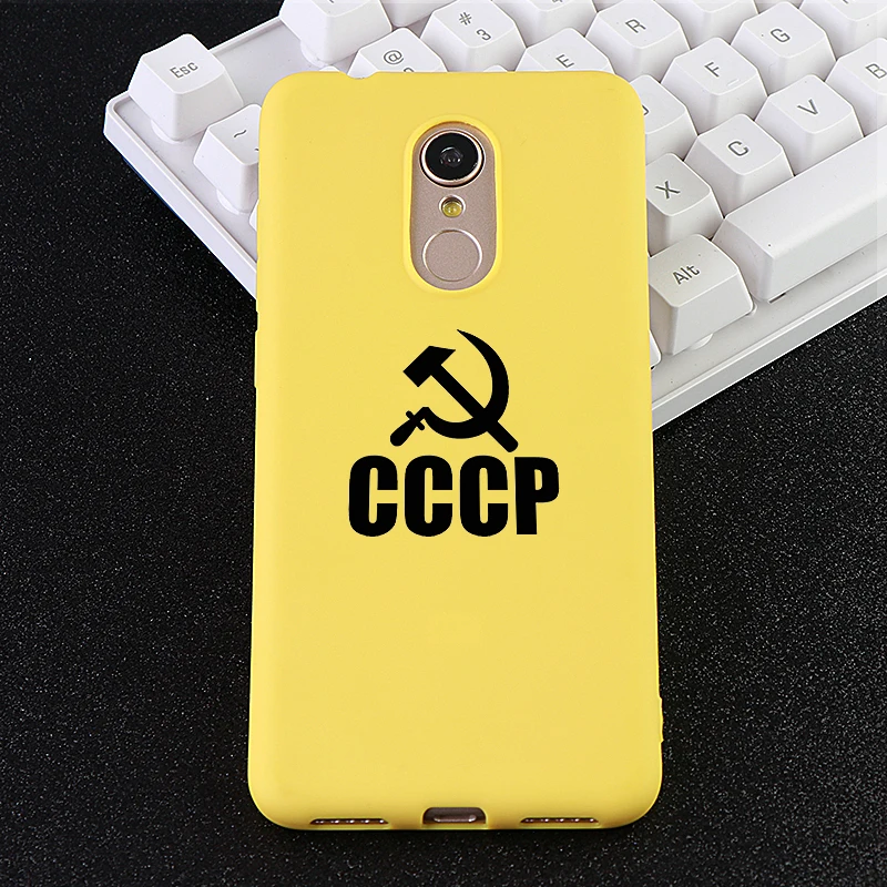 Чехол для телефона Xiaomi Redmi Note 6 MIX 2 3 S 8 SE Youth Max 4x5 A Pro Чехлы буквы CCCP мягкие