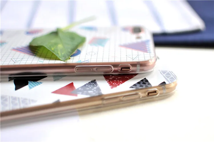 Модный художественный ретро геометрический треугольный чехол для телефона iphone 7