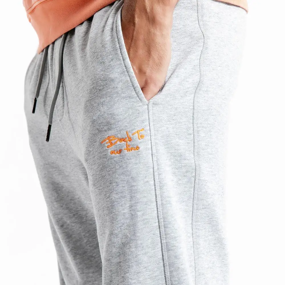 Мужские спортивные брюки на завязке SIMWOOD для бега из 100% хлопка тренировочные