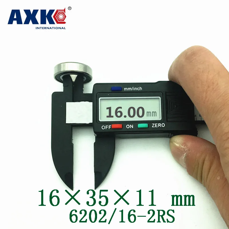 2021 ограниченная продажа Axk 16 мм шарикоподшипники 6202 2rs 6202/16 подшипник 16x35x11 Cnc