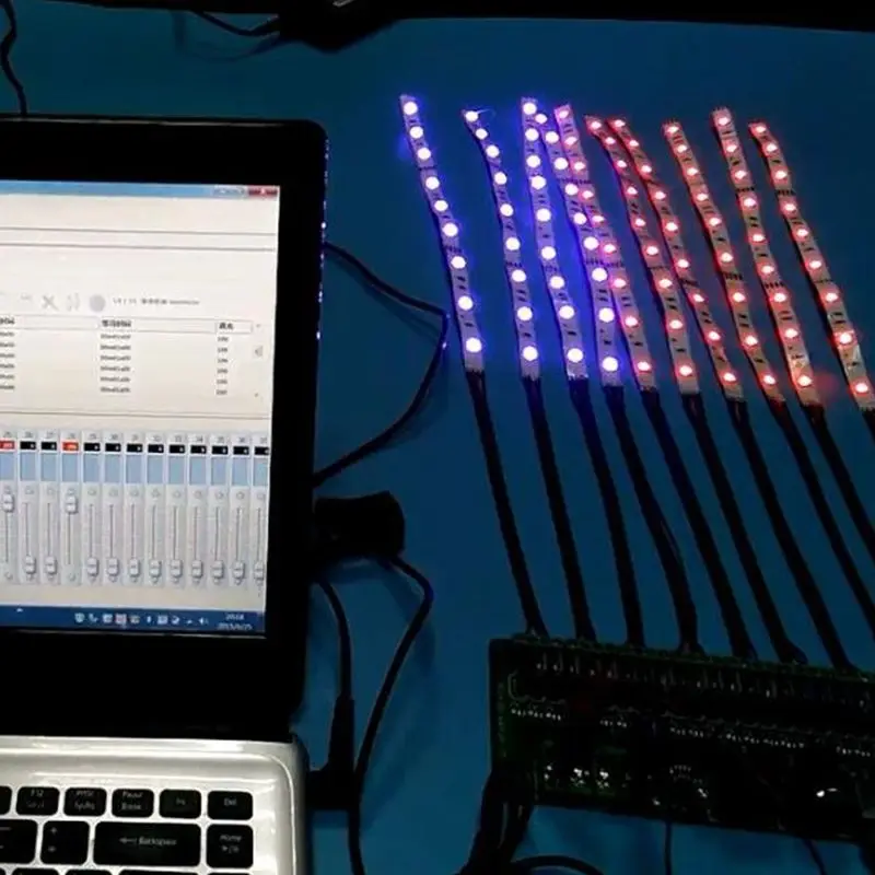 DMX светодиодный контроллер декодера для RGB светильник DMX512 диммер драйвер DC9 24V 2A/CH