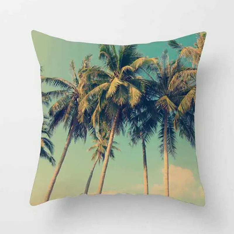 4 Упак. Тропические растения наволочки для подушки чехол в цветочек декоративные