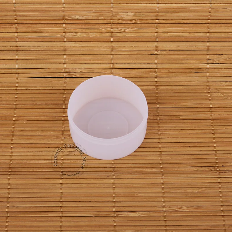 30pcs/Lot Promotion 30g Plastic PE Cream Jar Empty 30ml Women Cosmetic Vial Sample Pot White Cap Small Refillable | Красота и
