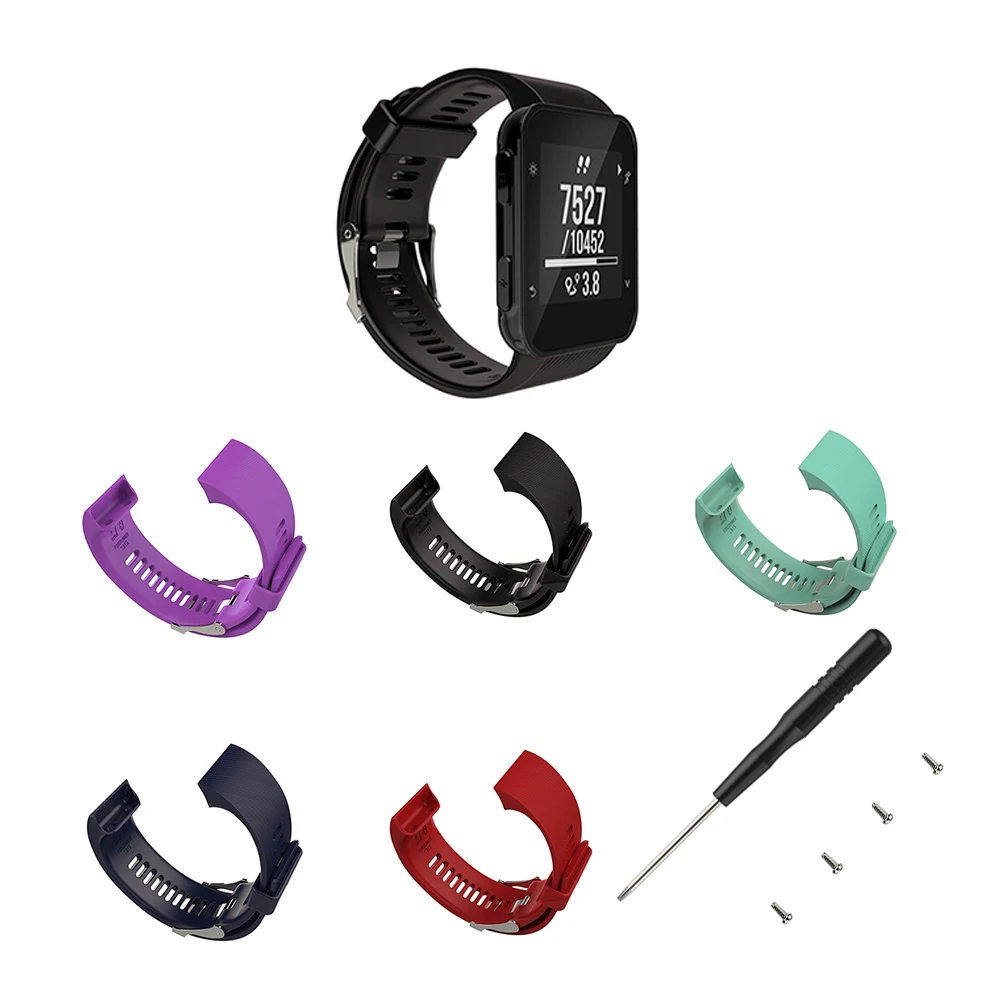 Силиконовый сменный ремешок для наручных часов браслет Garmin Forerunner 35 аксессуары
