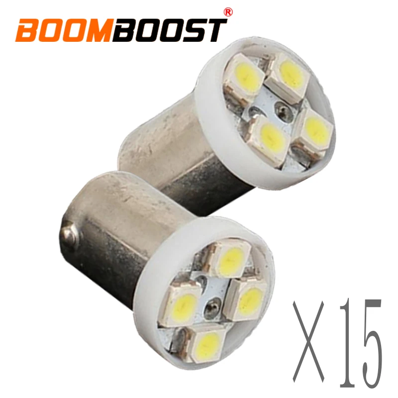 Новинка! 30 шт./лот BA9S 1210 4SMD 4LED клиновидный внутренний автомобильный габаритный