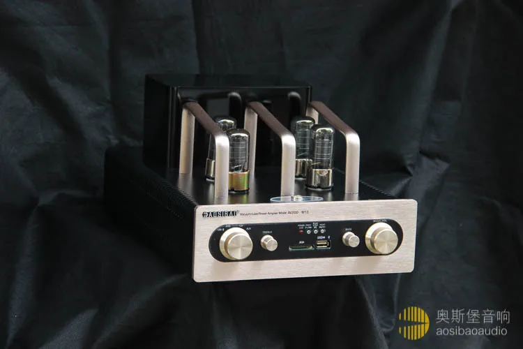 M13 класс B музыкальный плеер Bluetooth Hifi Усилители высокой мощности 6K3P вакуумный ламповый предусилитель усилитель мощности Настольный