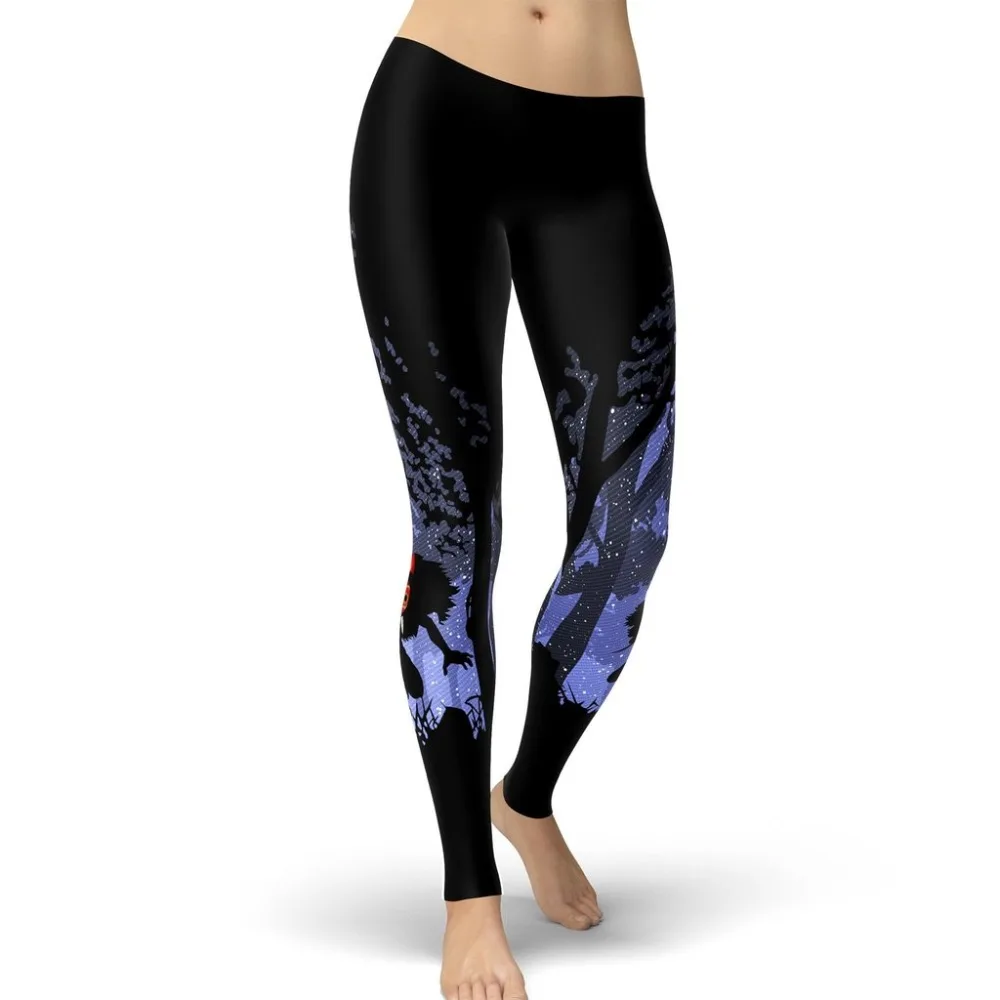 Женские леггинсы принцессы Mononoke с мультяшным рисунком для женщин|print leggings for