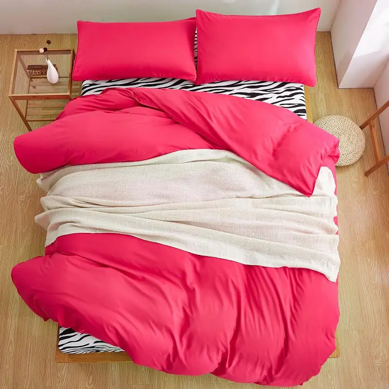 Оранжевый Постельный набор zebrastripe пододеяльник набор Pastroal Стиль Постельное белье летняя кроватка постельное белье для взрослых простыня пододеяльник