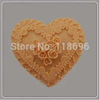 soap mold cake decoration mold manual handmade soap mold wholesale valentines day diy hear shaped flower moulds rubber silicone