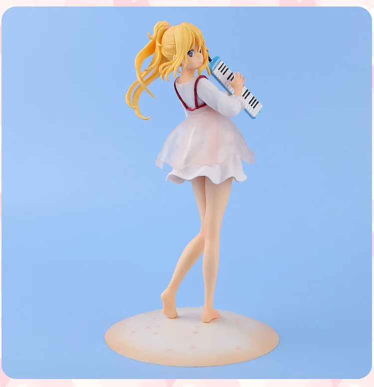 Японское аниме фигурка ваша лежа в апреле Kaori Miyazono скрипка мультфильм кукла ПВХ японская фигурка аниме