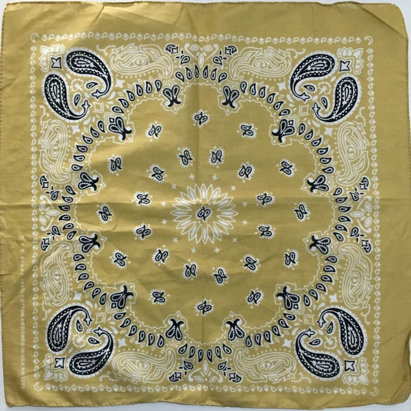 

Bandana Paisley Printed Handkerchief Mask Scarf Biker Face Head Wrap Scarf Shawl