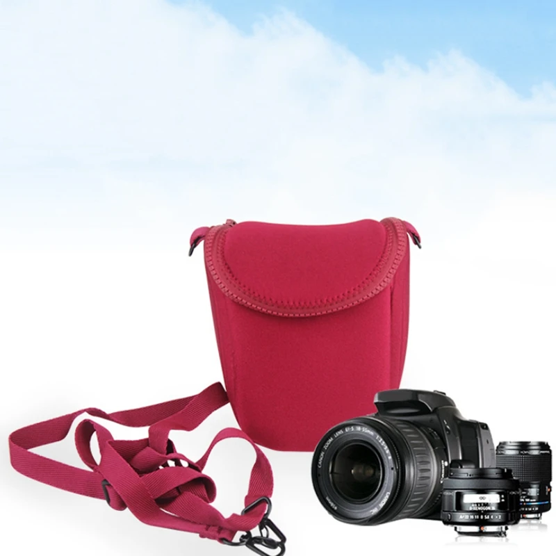 Водонепроницаемый мягкая сумка для камеры чехол с ремешком цифровой