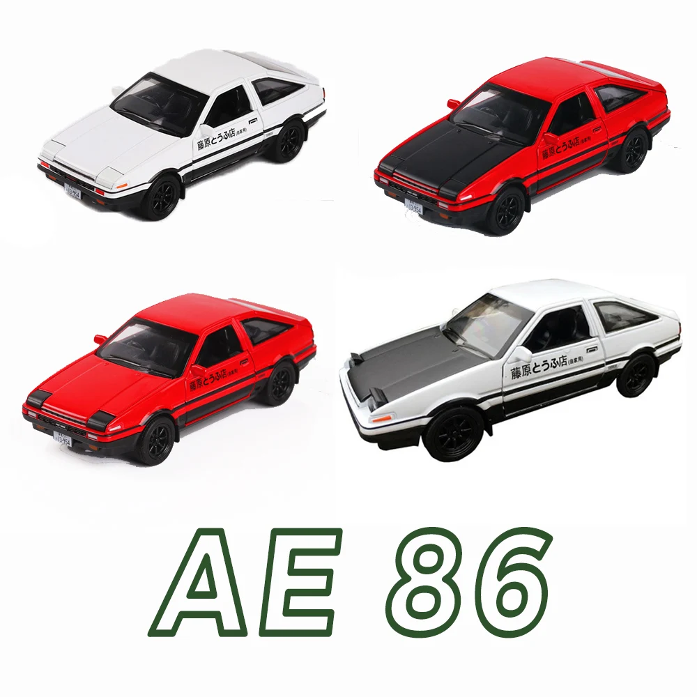 1:32 Toyota Trueno AE86 сплава литья под давлением модель автомобиля игрушка с инерционным механизмом автомобиль модель автомобиля детская игрушка Свет Звук