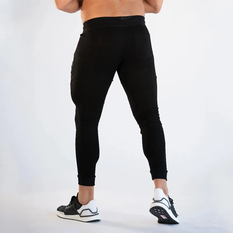 New men's running trousers fitness sweatpants quick-drying breathable tights jogging pants casual | Спорт и развлечения