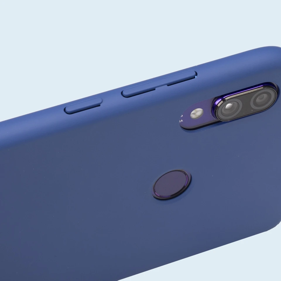 Оригинальный чехол для Xiaomi Redmi Note 7 3 цвета из поликарбоната модный Ультратонкий