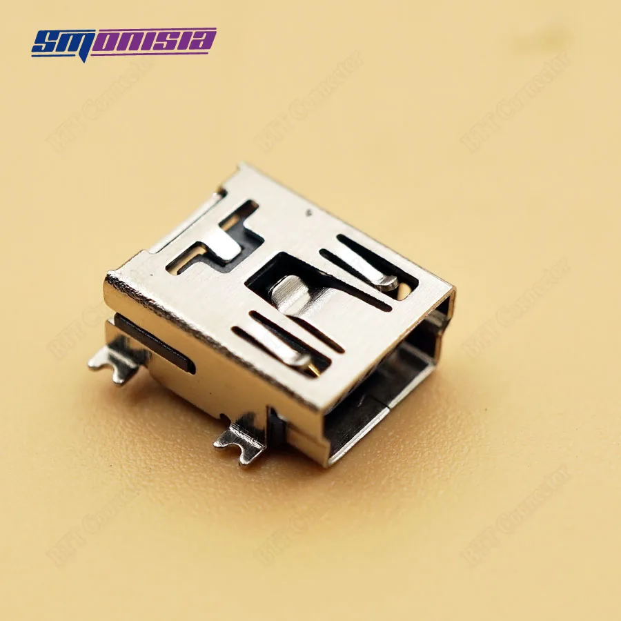 

1000 шт. 5-контактный мини-USB гнездовой разъем smonsy, T-порт SMD, 4 ножки для цифрового продукта