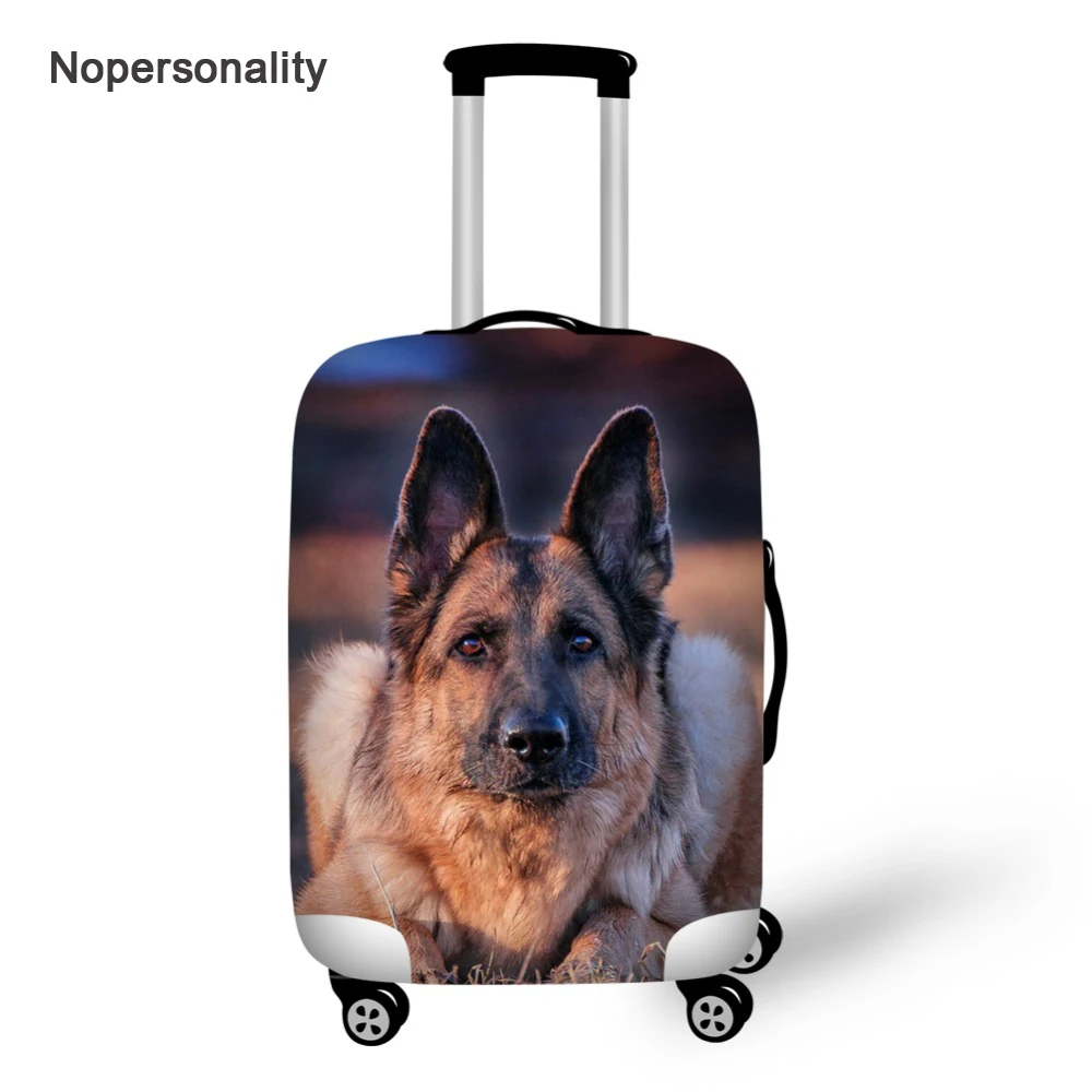 

Nopersonality German Shepherd Printing Suitcase Cover Travel Luggage Cover Elastic Protective Cover for 18-32 inch Trolley Case