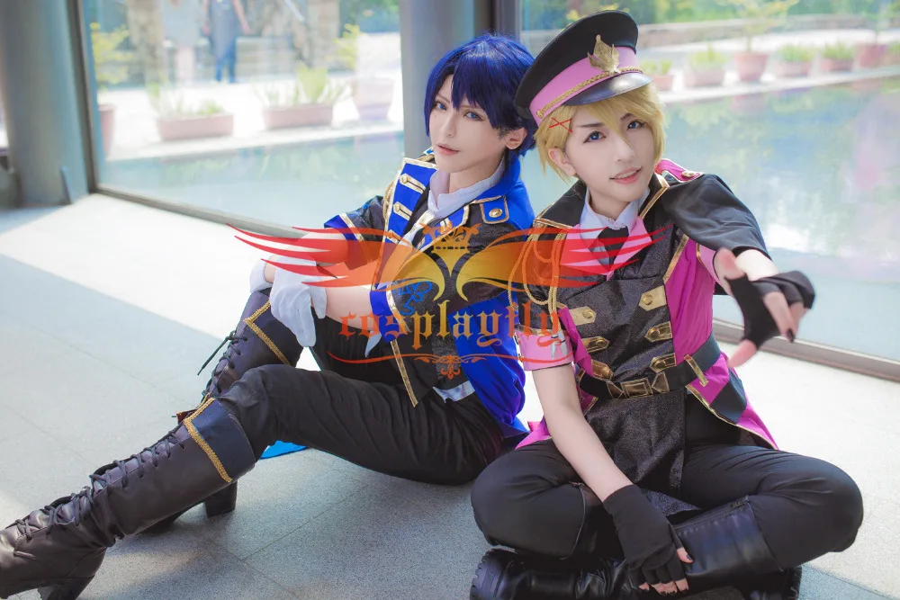 Обувь в Стиле персонажа токия «Uta No prince-sama» сезон 4 сукари Syo костюм для сцены, косплея, красный верх, Черная курточка и штаны Для мужчин взрослых форма перчатки Костюмы