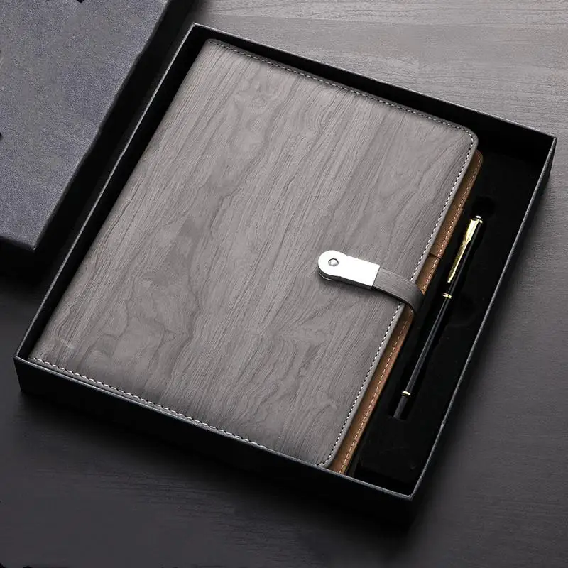 Бизнес Тетрадь Творческий A5 Looseleaf рабочего совещания Recordbook съемный и толще Ретро Ноутбук - Цвет: 4