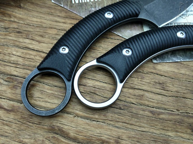 Тактический нож Mako karambit, M690, лезвие из нержавеющей стали, охотничьи ножи для выживания, фиксированные ножи, Черная Ручка G10, нож-коготь Bastine, инструмент