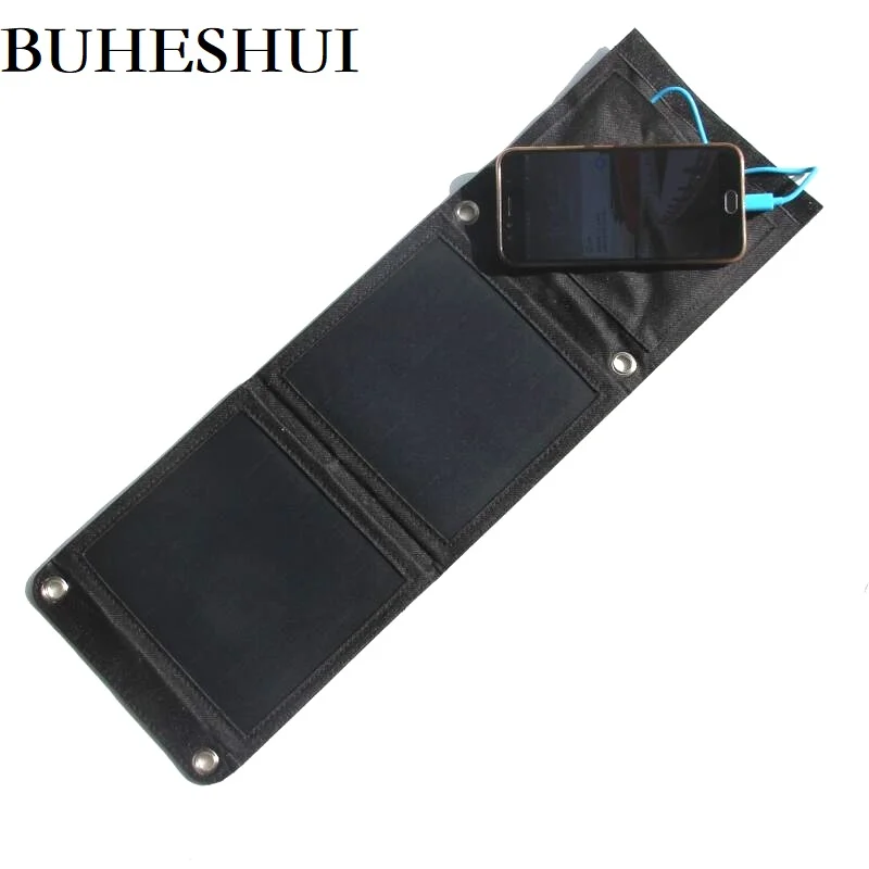 BUHESHUI 10 Вт солнечное зарядное устройство складная солнечная панель для