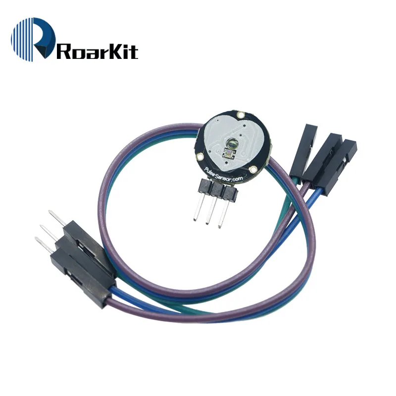 Пульсометр Pulsesensor датчик частоты сердечных сокращений для Arduino аппаратное