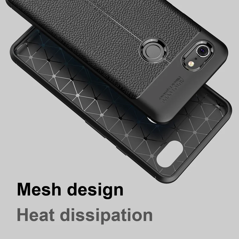 Case For Google Pixel 3a XL 2 3 Pixel2 Pixel3 Cover Armor Bumper Soft Silicone Carbon Fiber Tpu coque Shell | Мобильные телефоны и