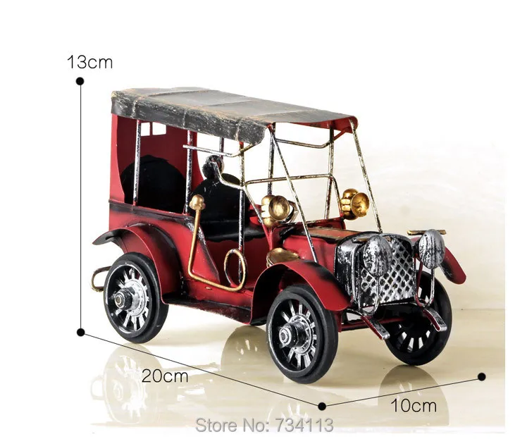 Ностальгия, трансформируемые автомобильные игрушки, винтажный домашний декор, чугунная игрушка, Стайлинг автомобиля, античные модели автомобилей для украшения автомобиля