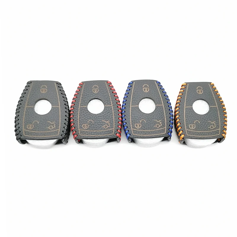 Новые стили мягкий кожаный Автомобильный ключ сумка чехол Брелок для Mercedes Benz C300