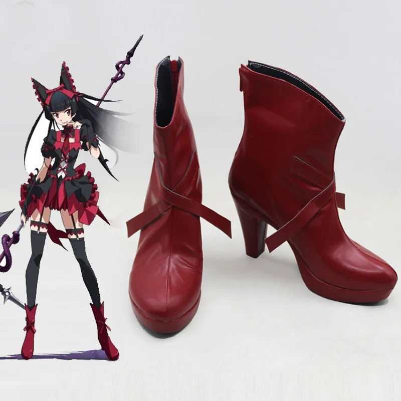 Изготовленные на заказ ворота: Jieitai Kanochi nite Rory Mercury костюмная обувь для косплея