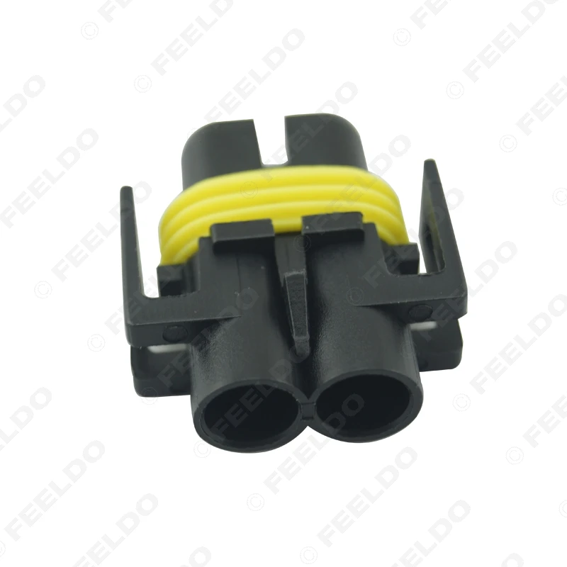 FEELDO 1 комплект Автомобильный женский HID разъем для лампы H8/H9/H11/880/881 LED/HID # HQ1820 |